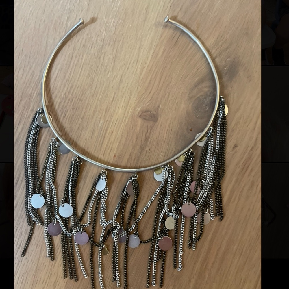 Lena Bernard two tone necklace